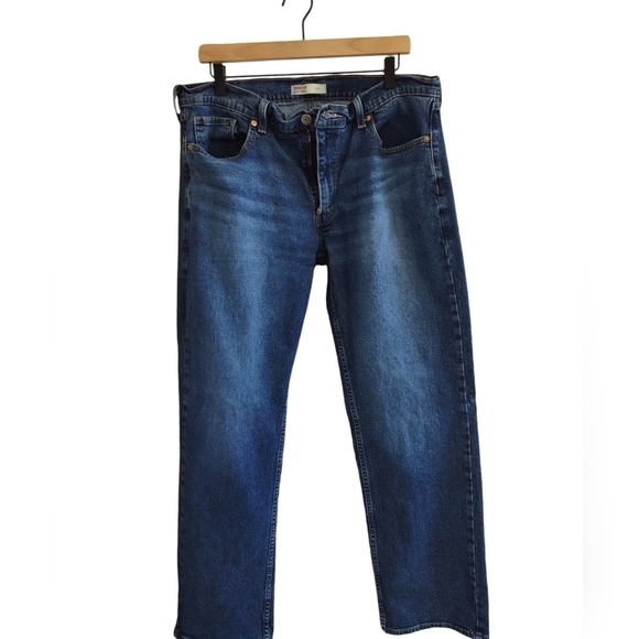 Levi Strauss and Co Mens Blue Relaxed Jeans 36x34 - Picture 2 of 7